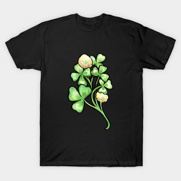 Dutch Clover T-Shirt by bubbsnugg